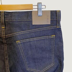 SMN Studio The Finn Slim Tapered Jeans Mens 34x34 NWOT Made in USA Stretch Denim